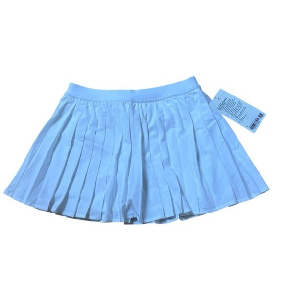 lululemon athletica Dresses & Skirts - Lululemon High-Rise Pleated Tennis Skirt White Size 8 New with tags